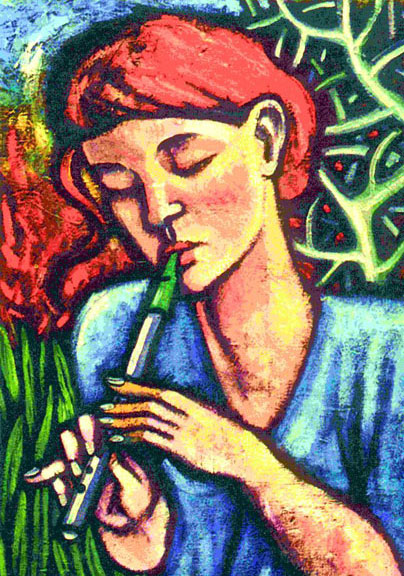 Tin Whistle Girl